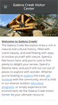 Mobile Screenshot of galenacreekvisitorcenter.org